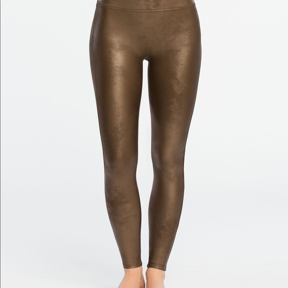 Spanx faux leather leggings